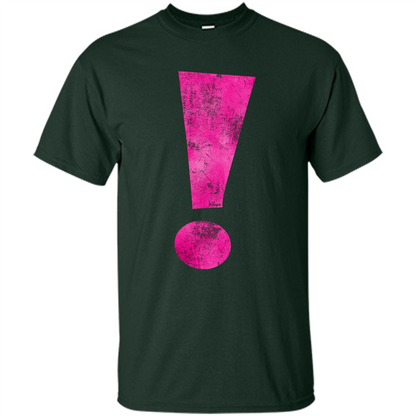 Exclamation Point Graphic T-shirt Forest Green