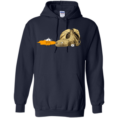 Dragon Making Tea T-Shirt Navy