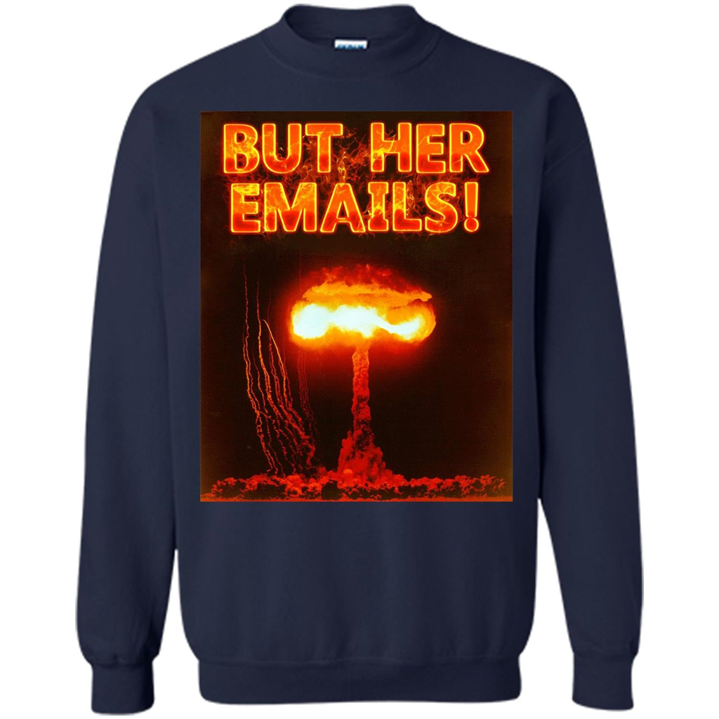 Funny American T-shirt But Her Emails Navy