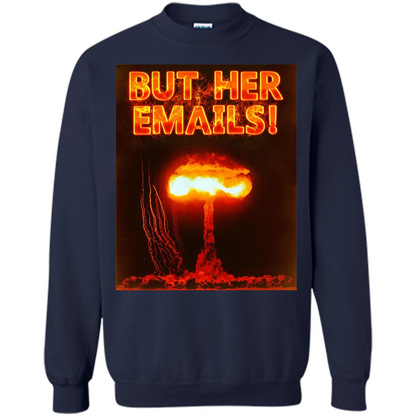 Funny American T-shirt But Her Emails Navy
