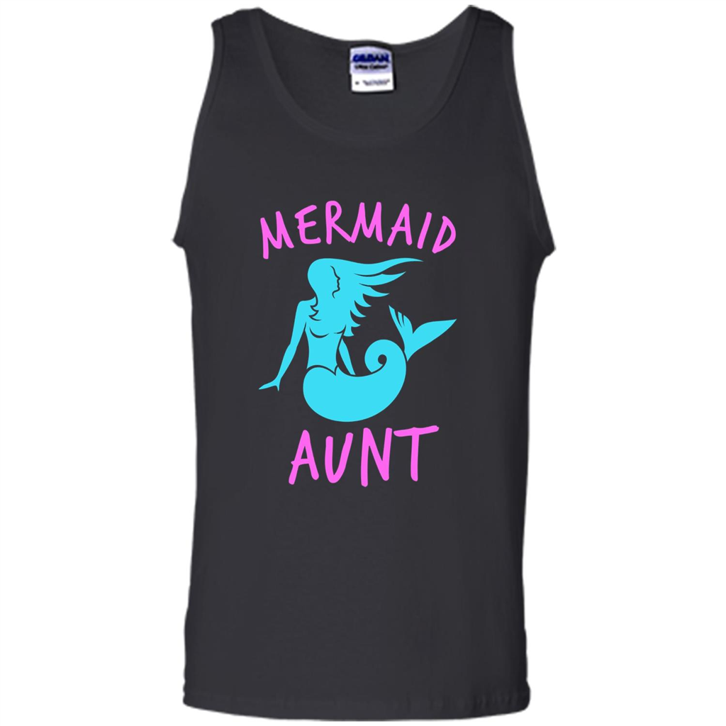 Mermaid Aunt T-Shirt Mermaid T-shirt Black