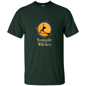 Funny Namaste Witches T-shirt Halloween Yoga Gift For Her