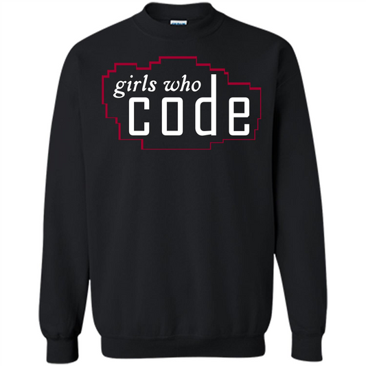 Coder T-shirt Girls Who Code T-shirt Black