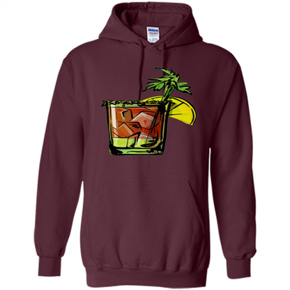 Bloody Mary T-shirt Cocktail Maroon