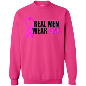 Breast Cancer Awareness T-shirt Real Men Wear Pink