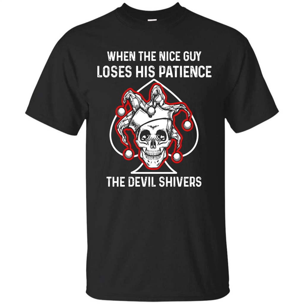Jocker T-shirt When The Nice Guy Loses His Patience Black
