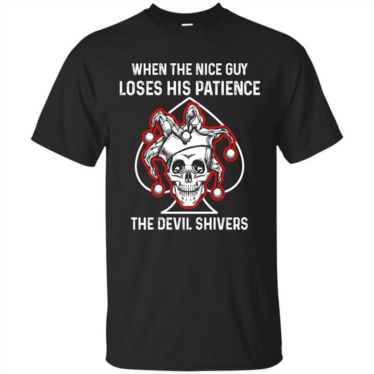 Jocker T-shirt When The Nice Guy Loses His Patience Black