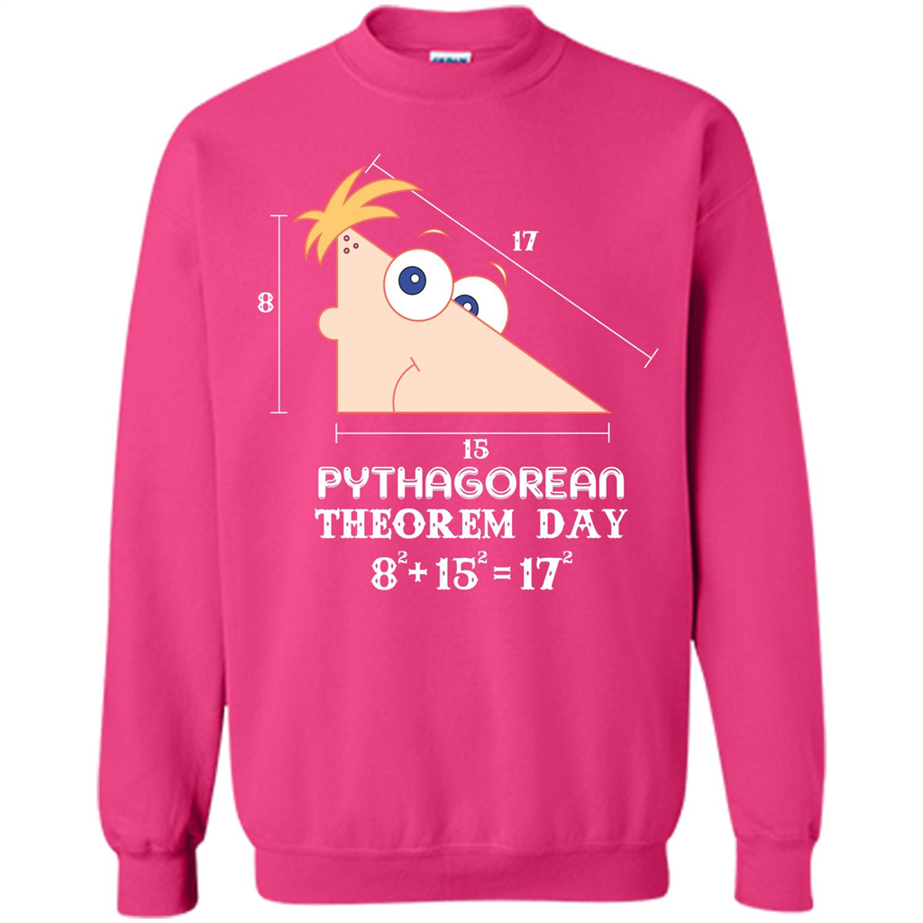 Pythagorean Theorem Day T-shirt Heliconia