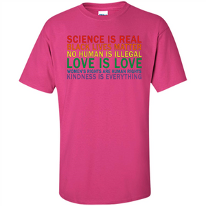 Science Is Real Black Lives Matter Shirt