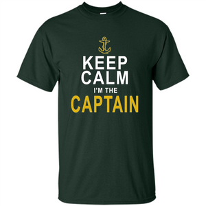 Boat Captain T-Shirt Keep Calm Im The Captain