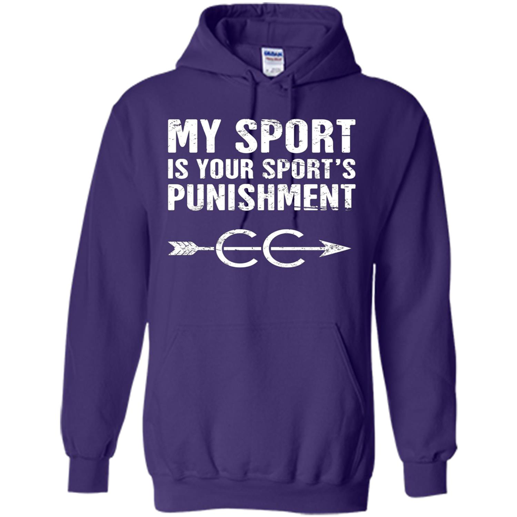 My Sport Is Your Sport's Punishment T-shirt Purple