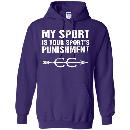 My Sport Is Your Sport's Punishment T-shirt Purple