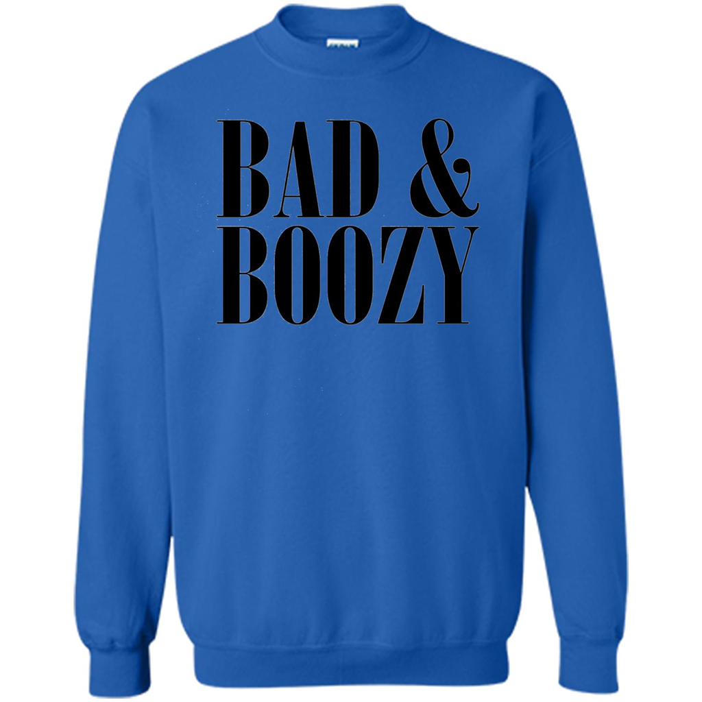 Bad And Boozy T-shirt Summer Beer Funny T-shirt Royal