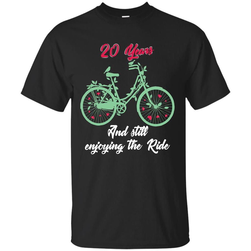 Anniversary T-shirt 20 Years And Still Enjoying The Ride Black