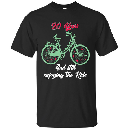Anniversary T-shirt 20 Years And Still Enjoying The Ride Black