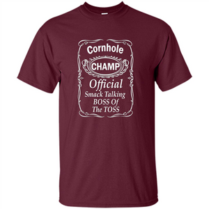 Cornhole Champ Distressed T-shirt