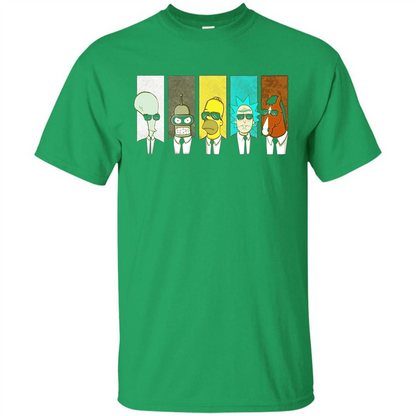 Form Into Rick And Go To The Morty T-shirt Irish Green