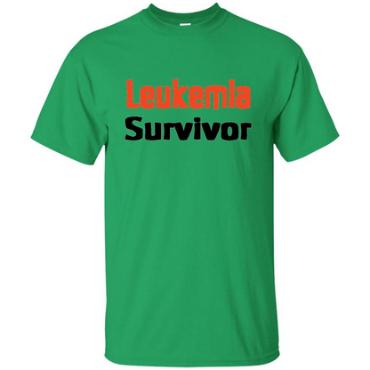 Leukemia Survivor Tshirt Irish Green