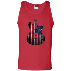 Independen Day T-shirt  Guitar USA Flag Patriotic. 4th Of July T-shirt