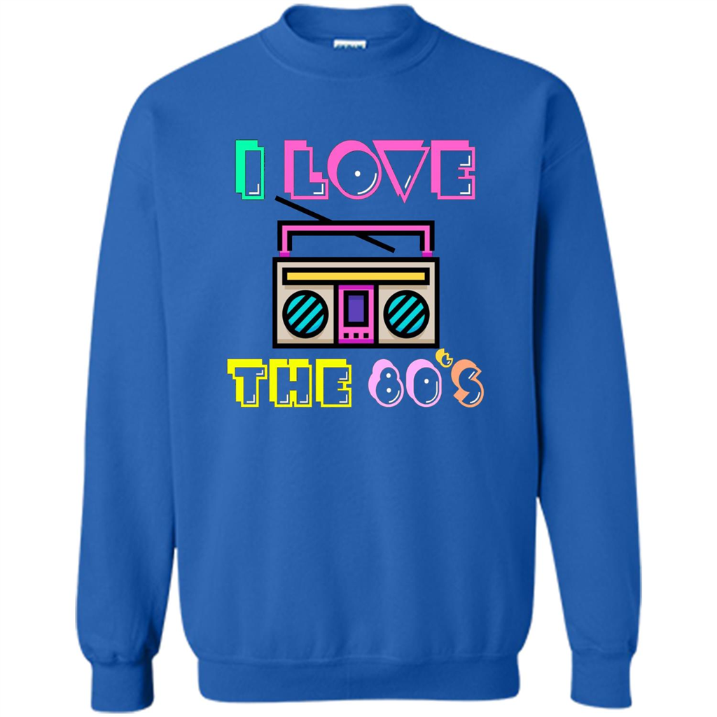 I Love The 80's T-shirt Royal