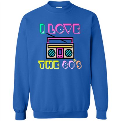 I Love The 80's T-shirt Royal