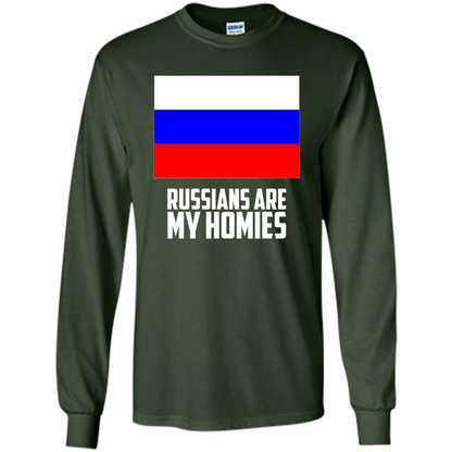 Russians Are My Homies T-shirt Forest Green