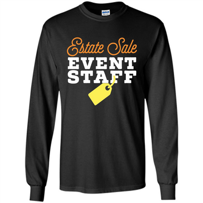 Estate Sale Event Staff T-shirt Black