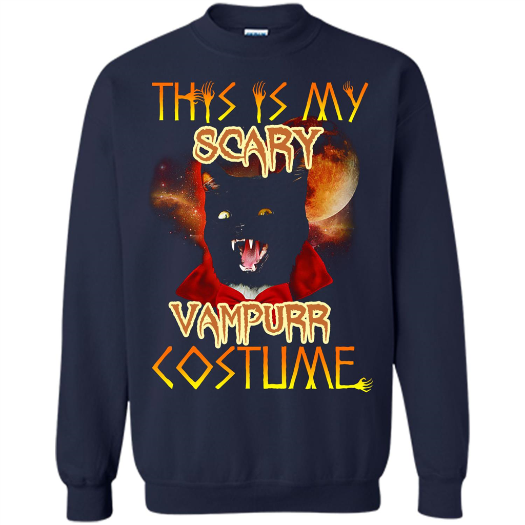 Halloween T-shirt This Is My Scary Vampurr Costume T-shirt