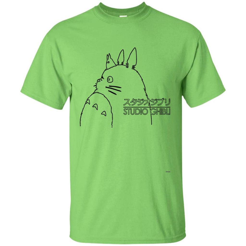 Cartoon T-shirt Studio Ghibli Totoro For Kids Lime