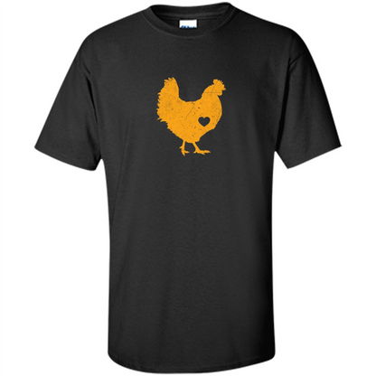 I Love My Chicken T- Shirt Black