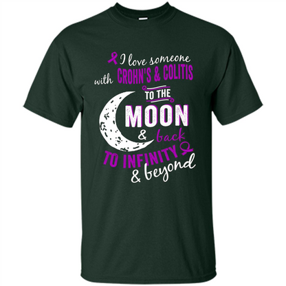Crohn's and Colitis Awareness T-shirt Forest Green