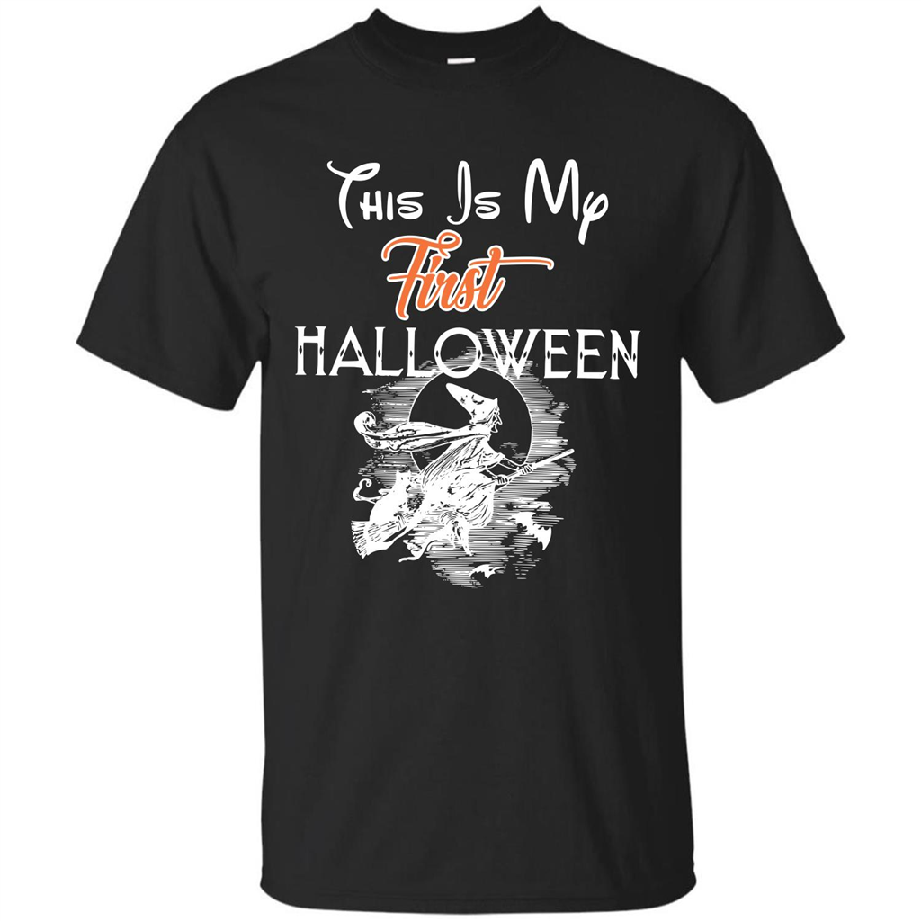 Halloween T-shirt This Is My First Halloween Black