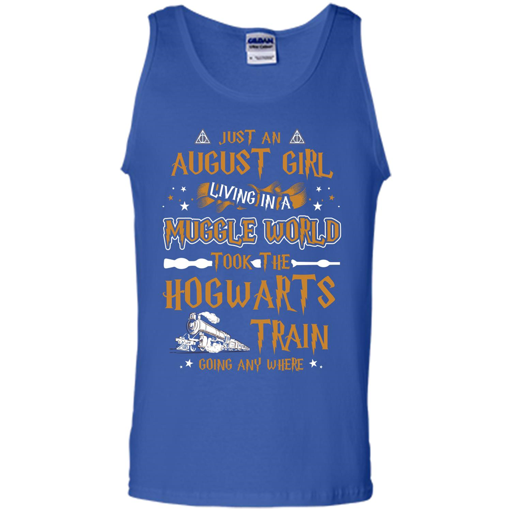 Harry Potter T-shirt Just An August Girl Living In A Muggle World