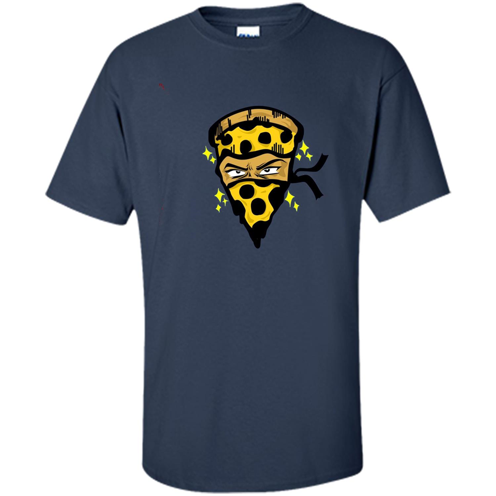 Pizza Warrior Funny Foodie Food Lover T-shirt Navy