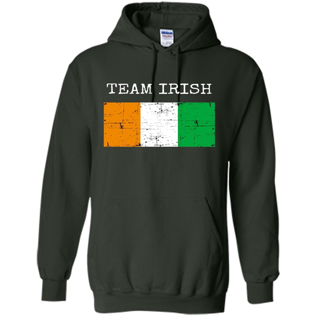 Irish Clothing Irish Flag Shirt Fighting Team T-shirt Forest Green