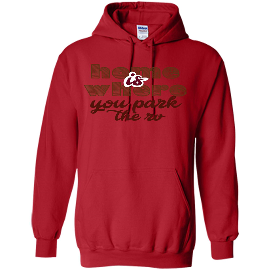 Home Is Where You Park The Rv T-shirt Red