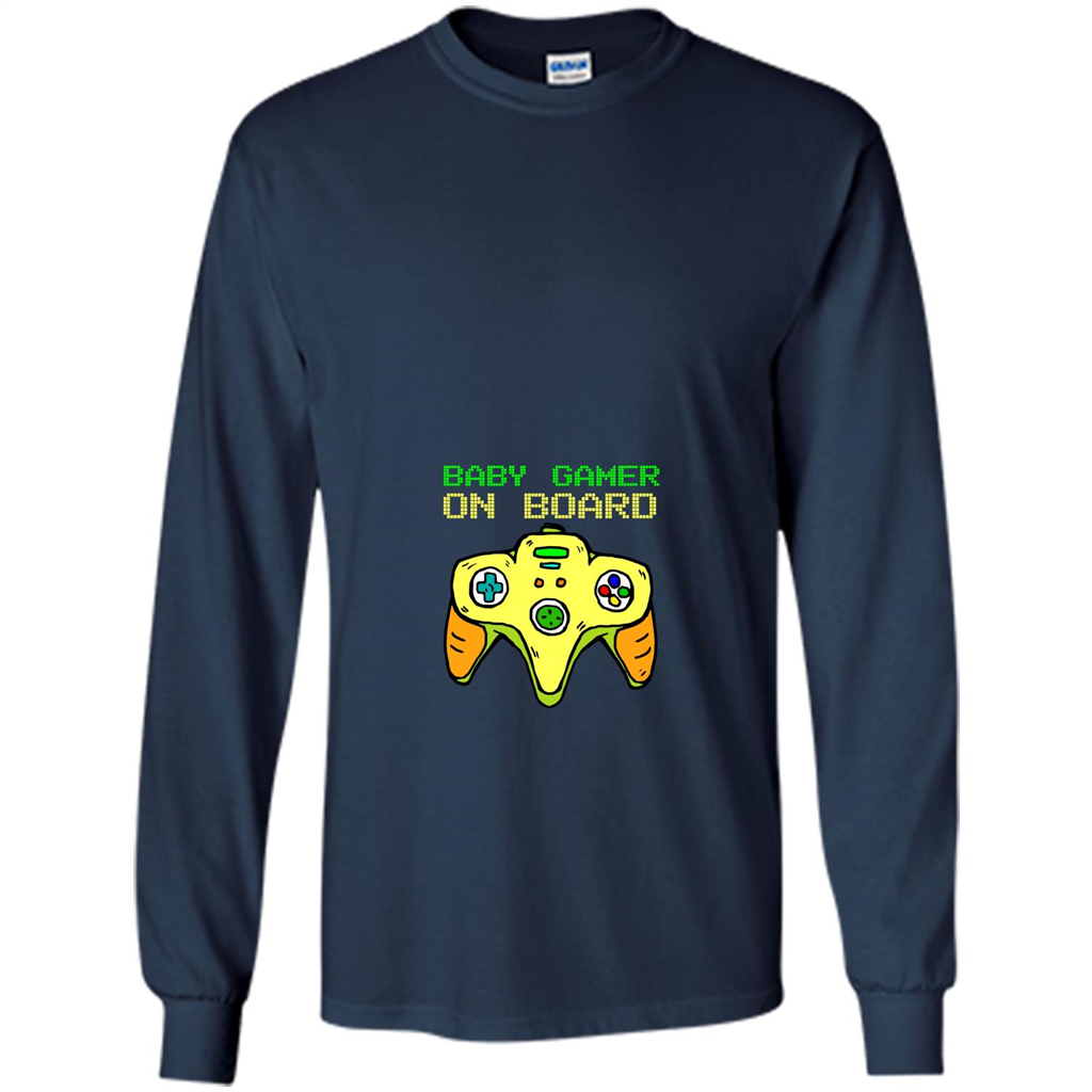 Pregnancy & Birth T-shirt Baby Gamer On Board Navy