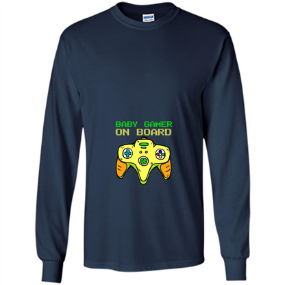 Pregnancy & Birth T-shirt Baby Gamer On Board Navy