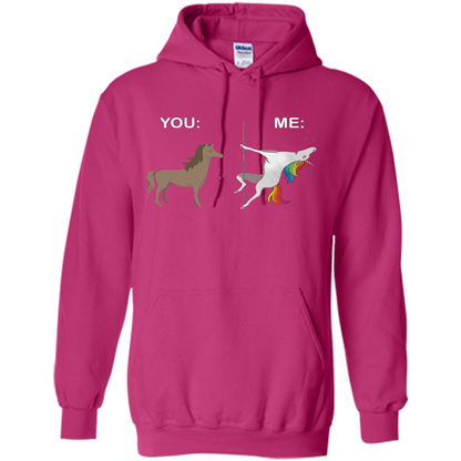 Cute Unicorn You And Me T-shirt Heliconia