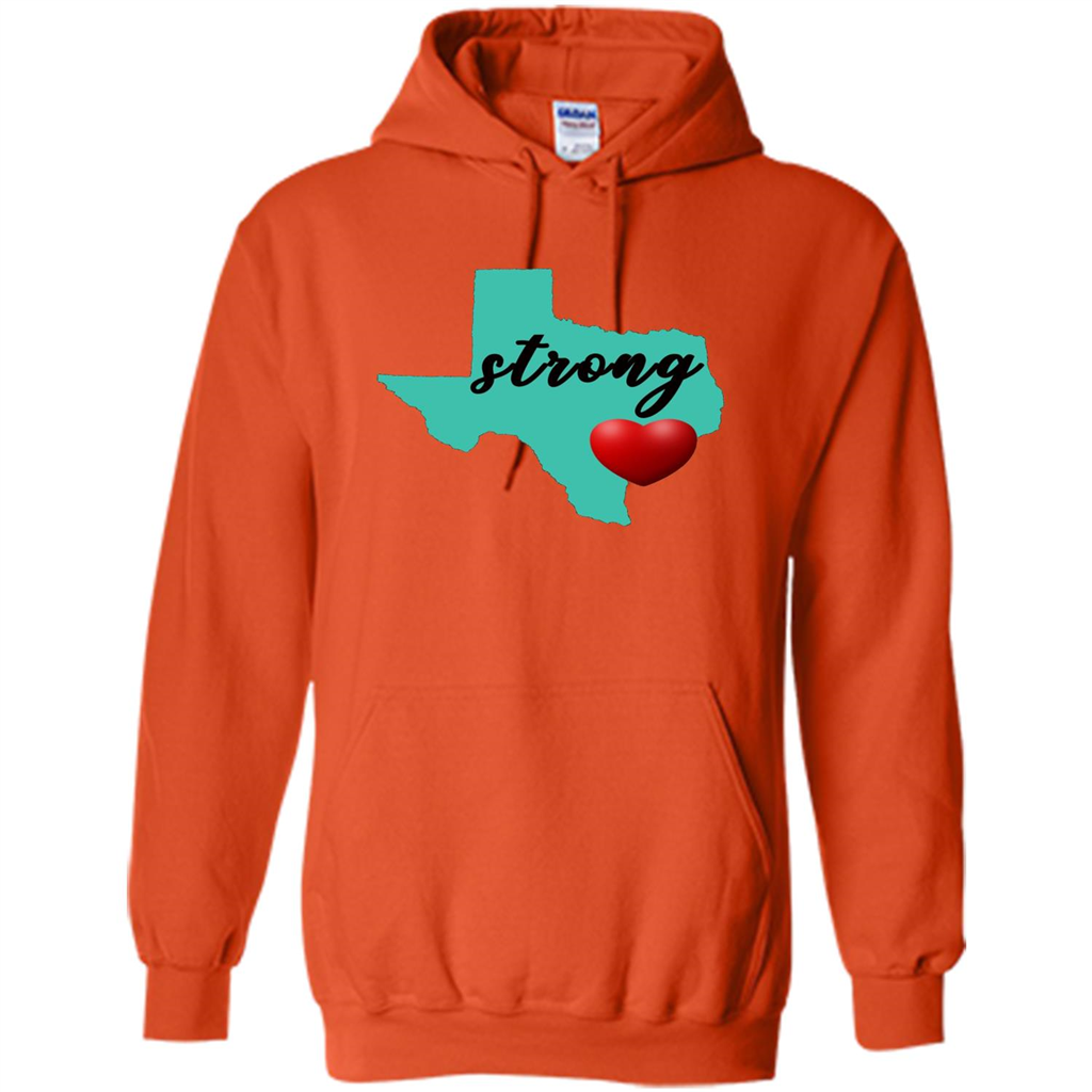 Texas Strong Support Texans T-shirt Orange