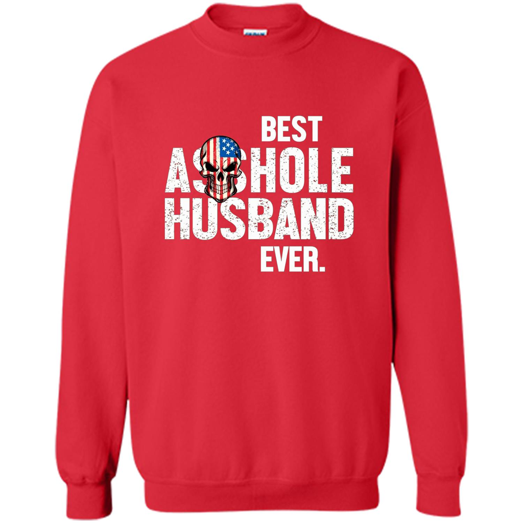 Best Asshole Husband Ever Funny T-shirt Red