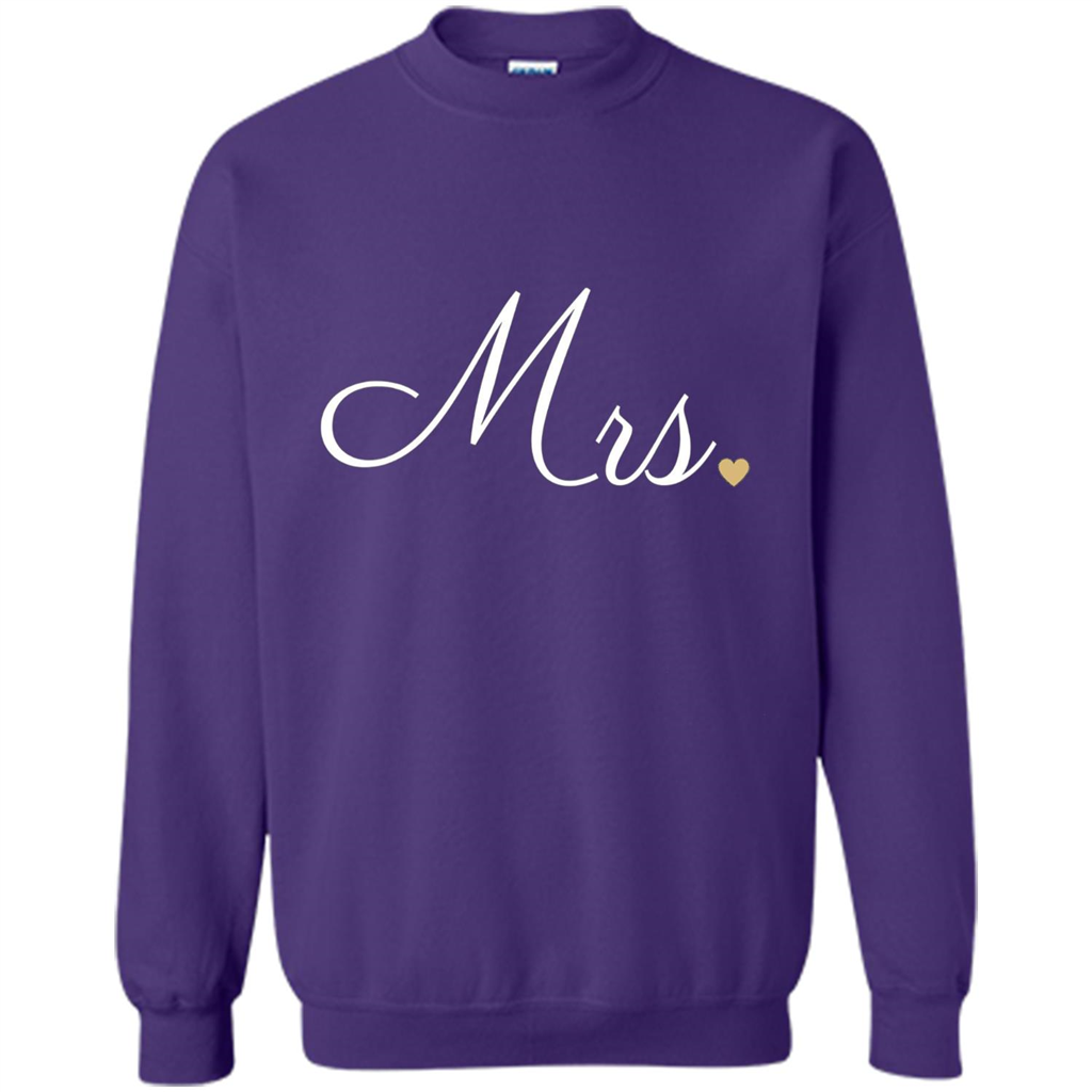 Mrs. Wedding T-shirt Orange