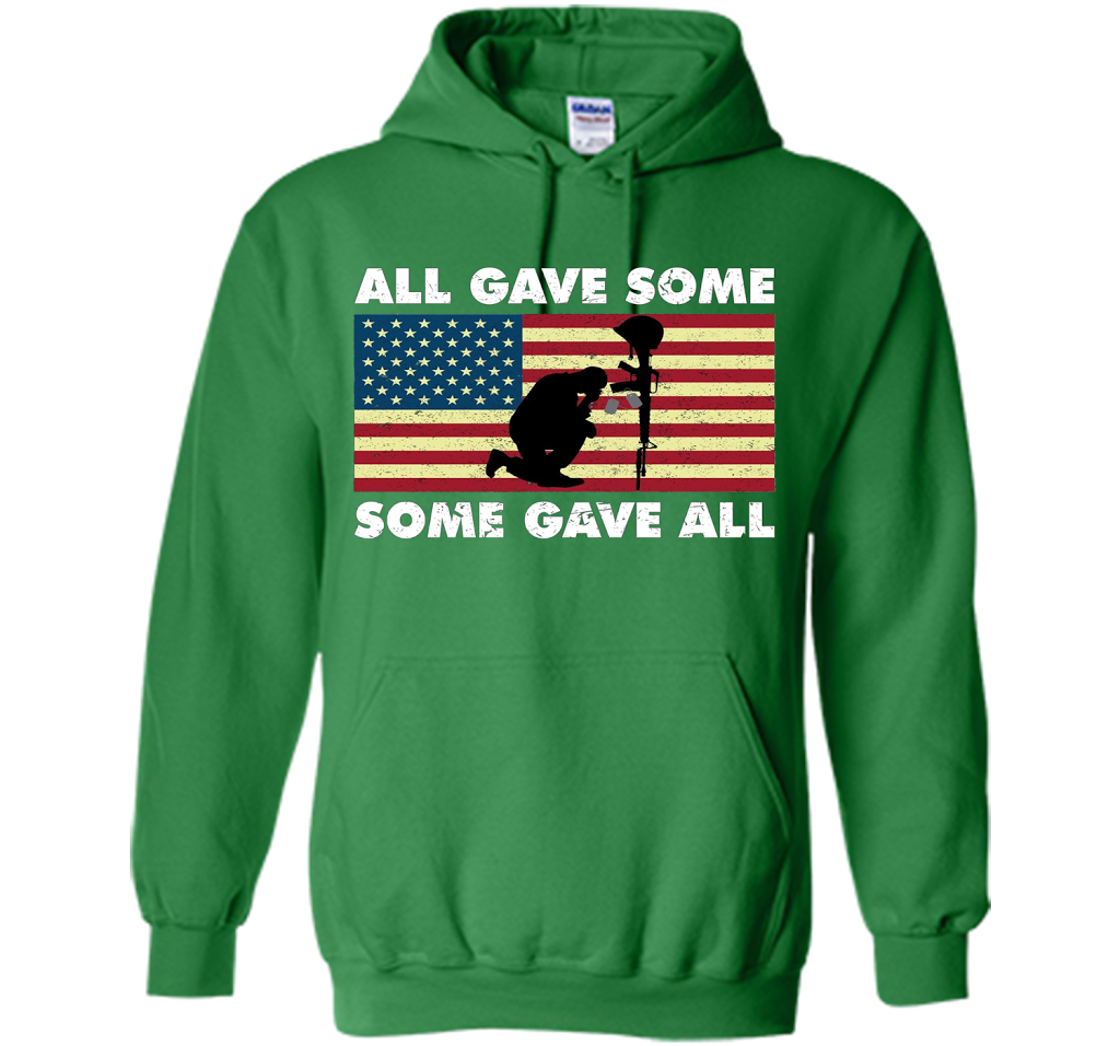 All gave some Some gave all T-Shirt Veteran &amp; Memorial's Day shirt Irish Green