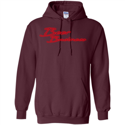 Beer T-shirt Beer Business Maroon