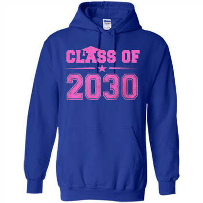 Class of 2030 Pink Girls T-shirt Royal