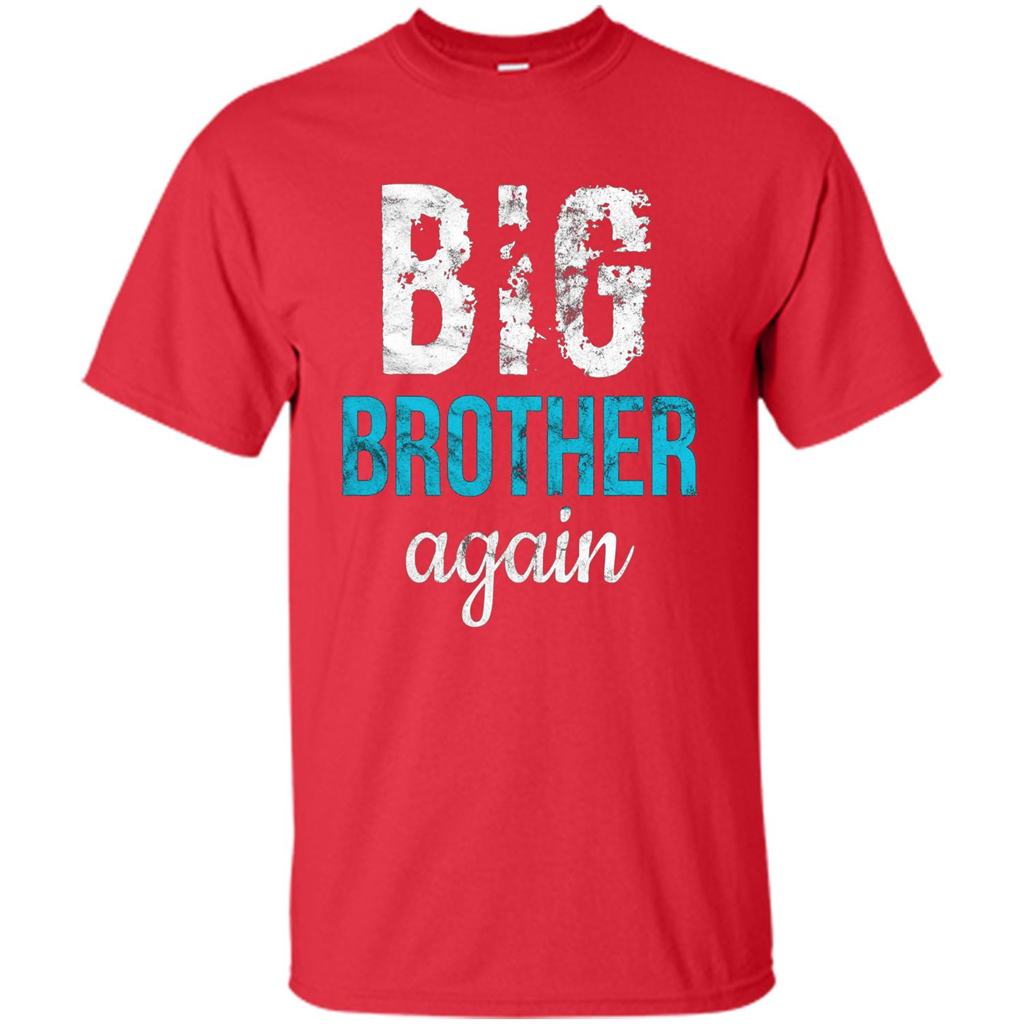 Big Brother Again Distressed T-shirt Red