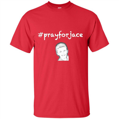 Pray for Jace T-shirt Red