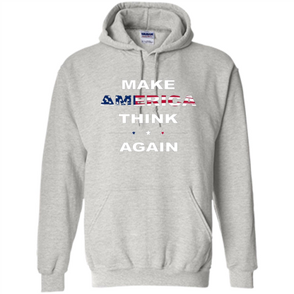 Make America Think Again T-Shirt anti Trump Protest T-shirt Ash