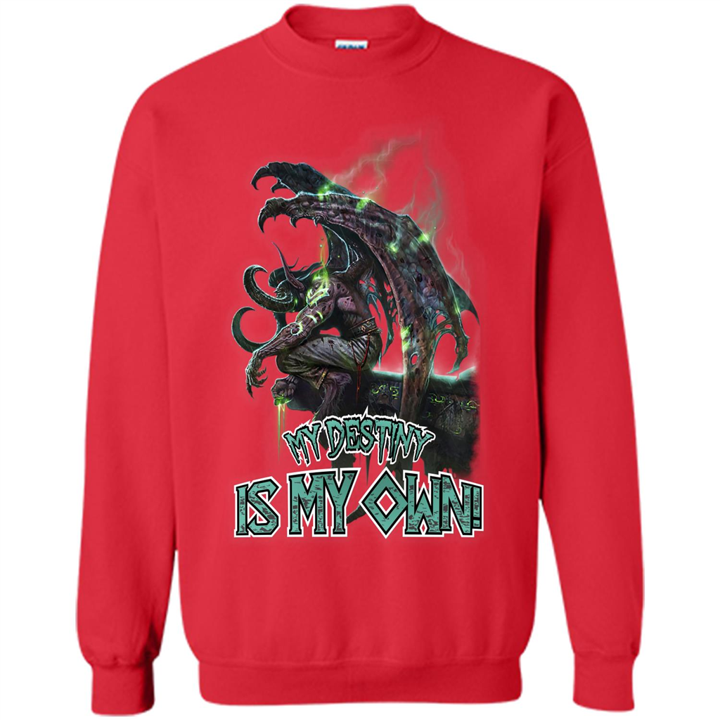 World of Warcraft T-shirt My Destiny Is My Own T-shirt Red