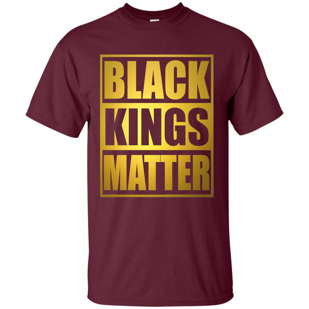 Black Kings Matter T-shirt Maroon